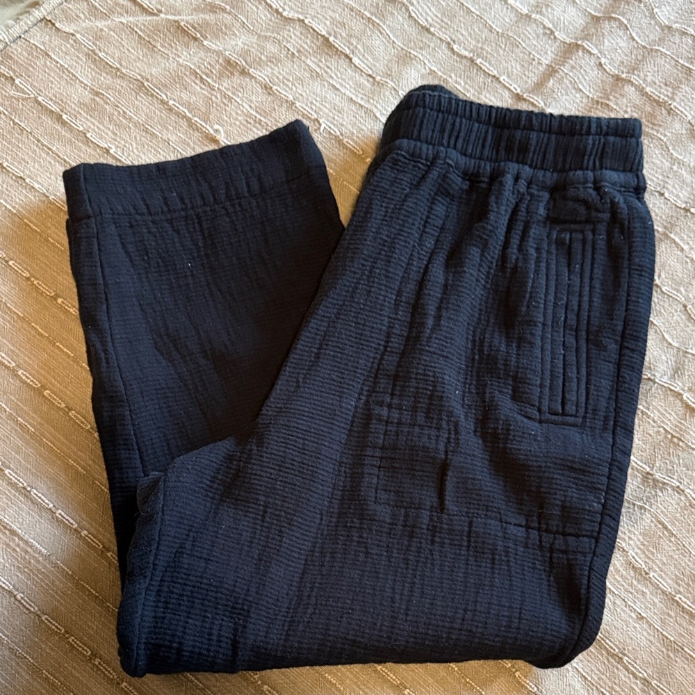 Madewell Black Ankle Cropped Pants